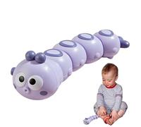 Clockwork Caterpillar Toy - Windup Moving Chain Model, Flexible Cartoon Design Build Interactive Motion Plaything | Children Bath Pool Party Activity Use