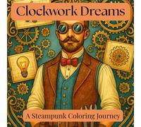 Clockwork Dreams: A Steampunk Coloring Journey: Intricate Mechanical Worlds and Victorian Fantasy Designs for Adults (Mechanical Whimsy Coloring Series)