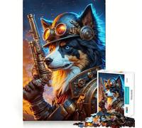 Clockwork Guardian Puzzle for Teenagers 1000 Pieces Tension Relief Firm Edge Playful Challenge Home Decor (50x75cm)
