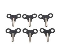 Clockwork Keys Steel Clock Winding Key Replacement Parts for Antique Vintage Clocks 6PCS Set Durable Resistant Compact Design for Wall Floor Alarm Clocks