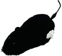Clockwork Mouse Toy,Cat Plush Mouse Hunting Toy,Mouse Toys for Cats,Clockwork Mouse Running Toy,Mouse Racing Toy,Realistic Mouse Racing Toy for Kitten, Indoor Cat,Cat Mice and Animals Toys (Black)