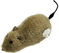 Clockwork Mouse Toy,Cat Plush Mouse Hunting Toy,Mouse Toys for Cats,Clockwork Mouse Running Toy,Mouse Racing Toy,Realistic Mouse Racing Toy for Kitten, Indoor Cat,Cat Mice and Animals Toys (Gray)