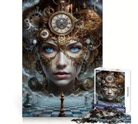 Clockwork Muse for Adults 1000 Piece Jigsaw Puzzle Indoor Fun Smooth Thick Family Activity Birthday Art Gift (38x26cm)