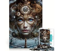 Clockwork Muse for Adults 1000 Piece Jigsaw Puzzle Indoor Fun Smooth Thick Family Activity Birthday Art Gift (38x26cm)