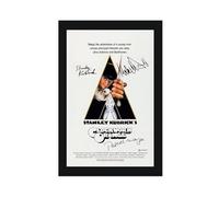 Clockwork Orange Movie Poster Signed by Malcolm McDowell Patrick Magee Stanley Kubrick Canvas Poster Wall Art Decor Print Picture Paintings for Living Room Bedroom Decoration Unframe-style 24x36inch(6