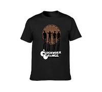 Clockwork Orange Silhouettes T-Shirt Unisex Black Mens Tees Black XL