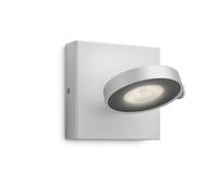 CLOCKWORK Silver Wall Light WALL LAMP Spot LED 4W WW 2700K 500LM