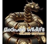 Clockwork Wildlife | Gilded Edition: Luxury Steampunk Mechanical Animal Coloring Book for Adults (Clockwork Wildlife : Luxury Steampunk Mechanical Animal Coloring Book for Adults)