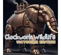 Clockwork Wildlife | Victorian Edition: Ornate Steampunk Mechanical Animal Coloring Book for Adults (Clockwork Wildlife : Luxury Steampunk Mechanical Animal Coloring Book for Adults)
