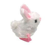 Clockwork Wind-up Hopping Animal Plush Jumping For Kids Novelty Easter