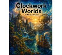 Clockworld Worlds: Meditative Steampunk Coloring Pages for Men - 30 Intricate Mechanical and Organic Designs, Single-Sided (Systems in Motion - Mens Mindfulness Coloring Books)