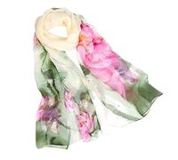 Clode Women Scarves Wrap Peach Long Ladies Printing Scarves Shawl Fashion Women Scarf Soft Scarf Birthday Gifts for Women