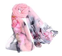Clode Women Scarves Wrap Peach Long Ladies Printing Scarves Shawl Fashion Women Scarf Soft Scarf Birthday Gifts for Women, One Size, (ej0rjnfPS)