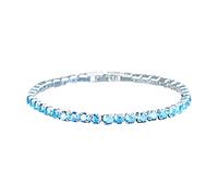 ClodeEU Women Bracelet Jewellery, 4mm Zirconia Tennis Bracelet Iced Out Chain Bracelets for Women Men for Girlfriend Birthday, One Size
