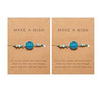 ClodeEU Women Jewelry Bracelet, 2pc Woven Paper Card Bracelet Resin Hand Woven Bracelet Personalized Jewelry for Women Men Couple Blue, One Size