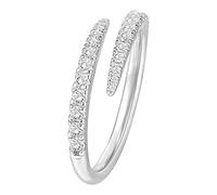 ClodeEU Zircon Rings for Women, Women Ring Rhinestone Wedding Jewelry Rings One Size Adjustable Alloy Gift Wedding Engagement Christmas Gifts for Women Girls Casual Rings