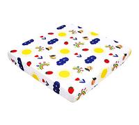 Cloele Square Playard/Playpen Baby Fitted Sheets Perfect for 36 X 36 Portable Playard Mattresses - Square Pack and Play Crib Sheets - Ultra Soft Microfiber Rainbow Fitted Playpen Sheet for Girls