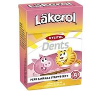 Cloetta Lakerol Pear Banana & Strawberry Pastilles 4 Boxes of 85g