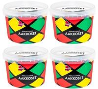Cloetta Malaco Aakkoset Circus Fruit Candy Mix Gummy 4 Boxes of 600g
