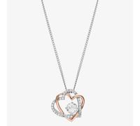 Clogau Always in my Heart White Topaz Pendant Necklace 3SAMH0091