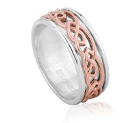 Clogau Annwyl Sterling Silver Rose Gold Ring - M CLG-1901/M