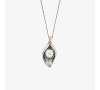 Clogau Beachcomber Two Tone Pearl Shell Pendant Necklace 3SLYV0790