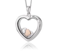 Clogau Cariad Inner Charm Sterling Silver Heart Necklace - Silver CLG-991