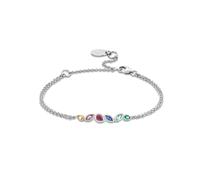 Clogau Cariad Lab Grown Multi Stone Bracelet Sterling Silver STERLING SILVER & 9CT ROSE GOLD