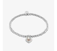 Clogau Cariad Silver 9ct Rose Gold Sparkle Topaz Heart Affinity Bead Bracelet 3SBB85S