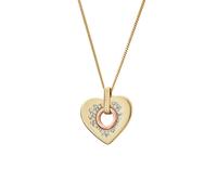 Clogau Cariad Sparkle 9ct Gold Diamond Pendant - Gold CLG-1628