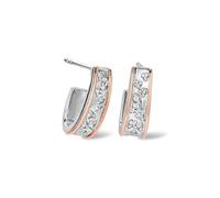 Clogau Cariad Sparkle Half Hoop Earrings 3SCCBE01