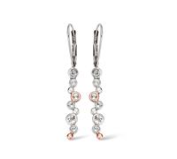 Clogau Celebration Sterling Silver Drop Earrings with Topaz STERLING SILVER