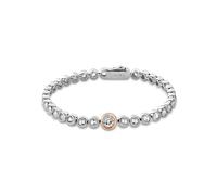 Clogau Celebration Tennis Bracelet Sterling Silver & 9ct Rose Gold