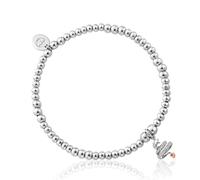 Clogau Christmas Tree Affinity Bracelet SILVER & 9CT ROSE GOLD