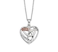 Clogau Eternal Love Sterling Silver Diamond Necklace D - Silver CLG-244