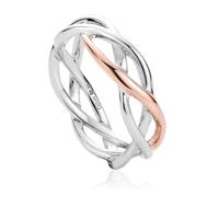 Clogau Eternal Love Sterling Silver Weave Ring D D - S CLG-1913/S