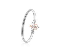 Clogau Fairies of the Mine Sterling Silver Bangle - Silver CLG-1740