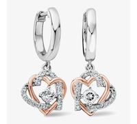 Clogau Forever Yours Heart Drop Earrings 3SAMH0094