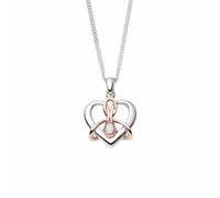 Clogau Forever Yours Sterling Silver Dwynwen Pendant with Opal