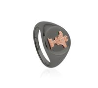 Clogau I Am Wales Sterling Silver Signet Ring D - P