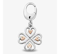 Clogau Tree Of Life Insignia Two Tone Heart Charm 3STLH0780