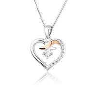 Clogau Kiss 9ct Rose Gold Sterling Silver Pendant CLG-1180