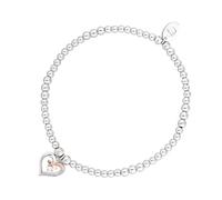 Clogau Kiss Affinity Sterling Silver Bead Bracelet - 16 - 16.5cm