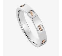 Clogau Ladies Insignia Sterling Silver Slim Band Ring 3SINS839-M