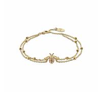 Clogau Nature's Wonder 9ct Solid Gold Honey Bee Double-Chain Bracelet CLG-2085