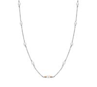 Clogau Nature's Wonder Sterling Silver Beachcomber Choker with Pearls STERLING SILVER AND 9CT ROSE GOLD