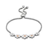 Clogau Nature's Wonder Sterling Silver Forget Me Not Adjustable Bra...