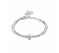 Clogau Nature's Wonder Sterling Silver Honey Bee Double-Chain Bracelet