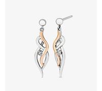 Clogau Natures Wonder Sterling Silver Topaz Waterfall Drop Earrings 3SSWF898