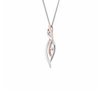 Clogau Nature's Wonder Sterling Silver Waterfall Pendant with Topaz